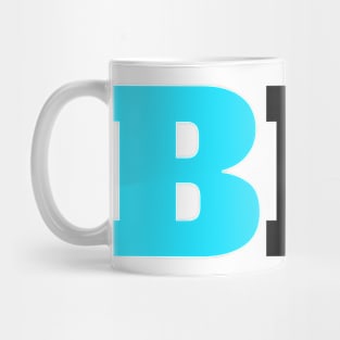 BIG with light blue colors Mug